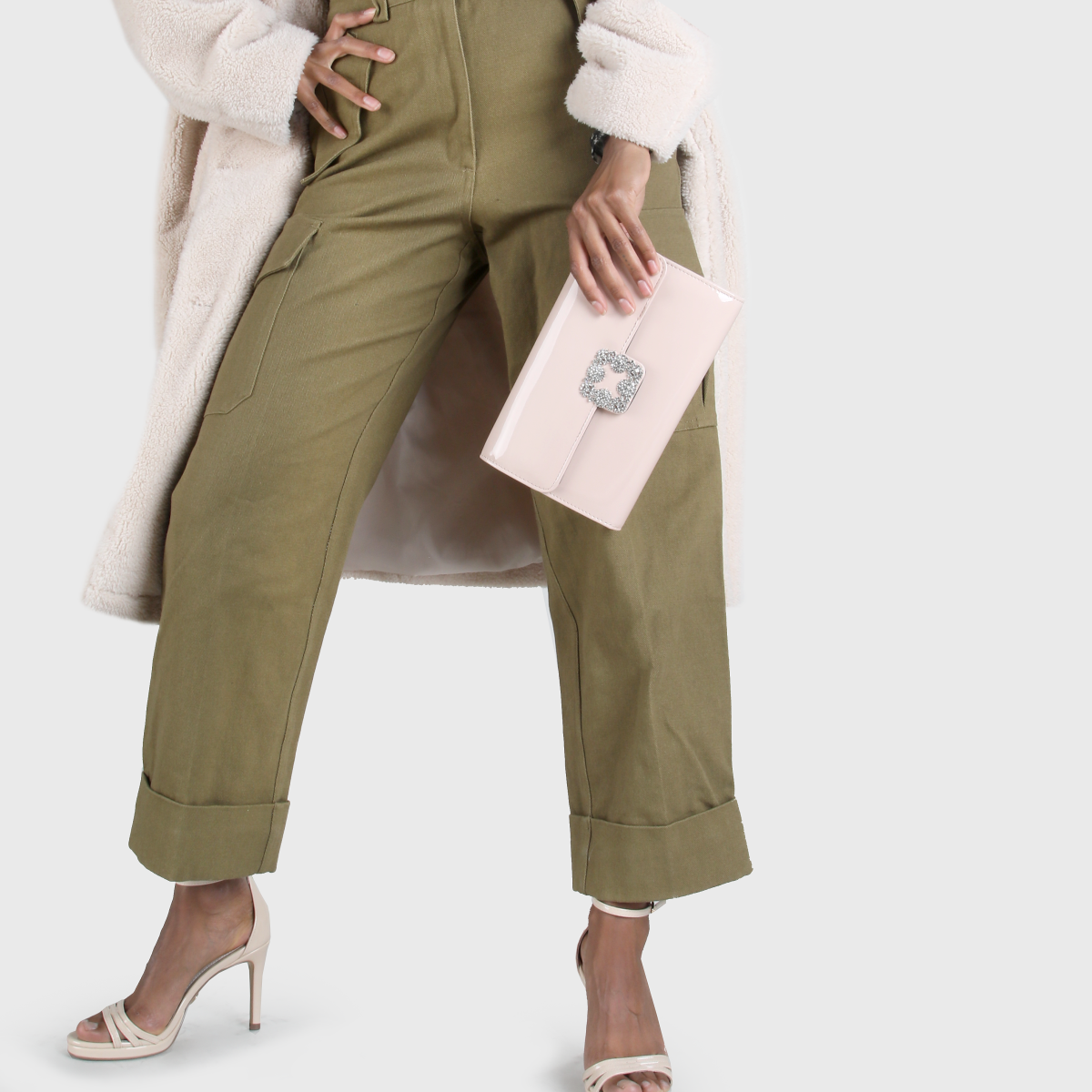 Naomi Party Clutch, nude Naomi Party Clutch, nude