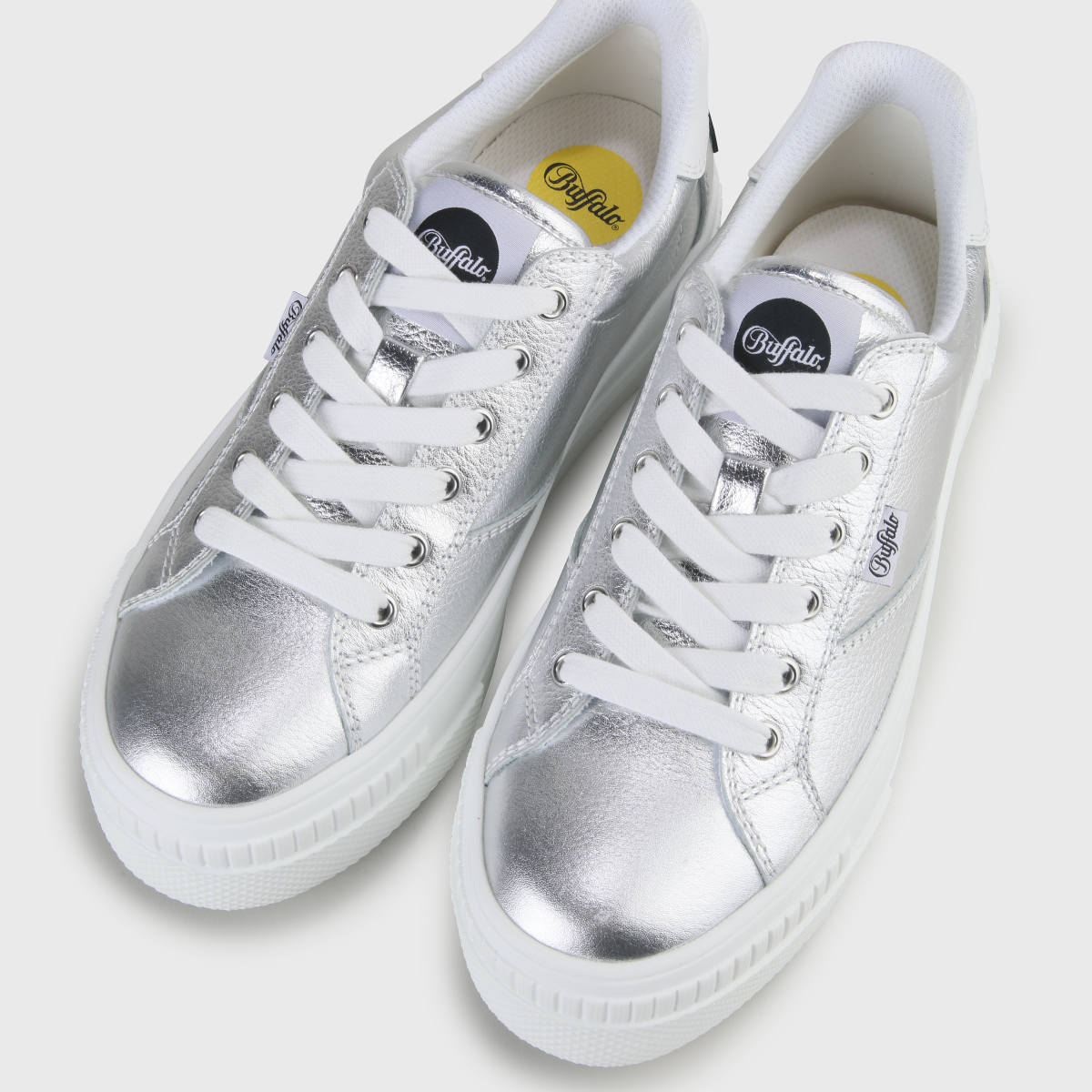 Paired PL Sneaker Leder, silber Paired PL Sneaker Leder, silber